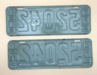 1918 Pair Of Oregon License Plates    52042