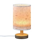 Safari Nursery Table Lamp For Kids Room Led Bedside Nightstand Lamp With Usb    