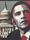 Barack Obama Poster  be The Change  By Shepard Fairey Original Lithograph 2009