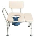 Toilet Seat Chair Medical Adjustable Bedside Bathroom Potty Commode Chair