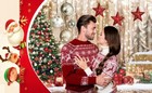  7x5ft Christmas Backdrop Wood Floor Backdrop Winter Snow Xmas Tree Gift 7   x5   