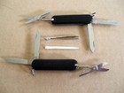 Lot Of 2 Victorinox Classic Sd Swiss Army Pocket Knife - Black - Very Good
