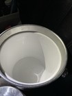 Vintage 1960s Silver Ice Bucket With Lid And Tongs