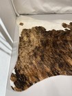 Real Cowhid Small Rug Brindle- Approx 30 X 21in