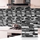 20pcs Self-adhesive Wall Sticker 3d Brick Wallpaper Peel And Stick Faux Stone