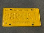 Rare 1960 Michigan Transport License Plate All Original Paint