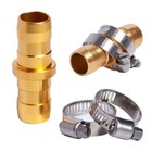 Garden Hose Repair Mender Kit Hose Connector 3 4  5 8  Male Connector Clamp 2022