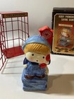 Vintage Kiddy Phone Booth Saving Bank Figurine
