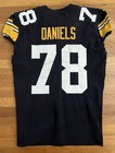 12 24 22 James Daniels Photo Matched Game Worn Game Used Steelers Jersey Patch