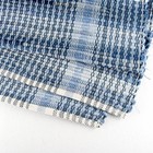 Tough Hand Woven Recycled Cotton Denim Jean Rag Floor Rug 48 X 26 Inches