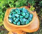 5 Medium Malachite Tumbled Stone  crystal Healing Reiki Gemstone Metaphysical 