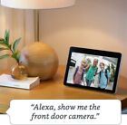 New Amazon Echo Show 10  2nd Gen  - 10  Hd Alexa Smart Assistant White Sandstone