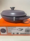 Le Creuset Shallow Oval Casserole 21cm 8 25in 1qt Braiser Amethyst Cast Iron