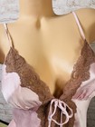 Vintage Lingerie Cami Camisole Y2k Pink 100  Silk Lace Tank Victoria Secret Sm