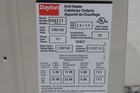 Dayton 804t21 208 240vac 650cfm Electric Wall   Ceiling Unit Heater