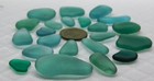 Genuine Beach Sea Glass Teal Lot Surf Tumbled Rare 