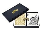 Copag 1546 100  Plastic Playing Cards - Poker Size Regular Index Black gold