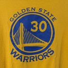 Adidas Golden State Warriors Stephen Curry  30 Nba T-shirt Yellow blue Men   s Xl