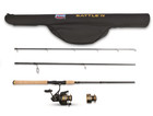 Penn Battle Iv Travel Combo 4000 Spinning Rod 7  M 3pc   Reel Travel Pack