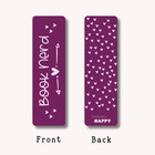  Bookmark For Books  Book Nerd Aesthetic  Gift For Bookworms  Laminated Purple