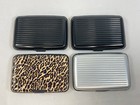 Lots Of 4 New Card Wallet Business Id Credit Card Holder Pocket Hard Slim Case