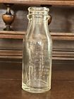 Thomas A  Edison Co Battery Oil Bottle - Clear Glass - 4  Tall - Vintage