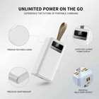 50000mah Wireless Power Bank Portable Fast Charger External Battery Backup New