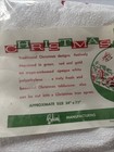 Vintage 1960s Plastic Holiday Christmas Tablecloth Tree Apron 54x72 Winona mn D3