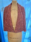 Vintage 30s 40s The Specialty House Orange Poodle Cloth Cape Capelet Whimsigoth