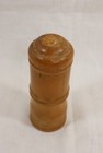 Vintage Turned Wood Container 4  Tall Needle Storage Sewing Accessories Box Case