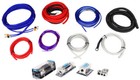 Rockville Dual 0 4 Gauge Multi-amp Wire Kit dual Meter 50 Farad Led Capacitor