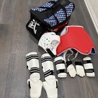 Taekwondo Sparring Gear With Usa Duffle Bag Youth 3  m  Medium