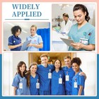 8-pack Retractable Nurse Badge Reels     Cute Medical Id Card Holders Clips