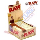 Authentc Raw Organic King Size Slim Rolling Paper Full Box 50 Pack  32 Per Pack