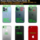 For Iphone 12 11 Pro Max Mini 8 7 Plus Se 2020 Case Phone Cover   Tempered Glass