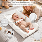 Waterproof Baby Changing Pad  Non-slip Wipeable Diaper Changing Mat With Safety 
