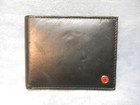 Mens Alpine Swiss Genuine Leather Black Bifold Passcase Sw-524 W windows   Cards