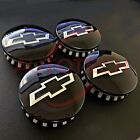 4pcs Black Chevy Silverado 1500 Tahoe Suburban 2014-2020 Center Caps