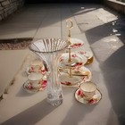 Royal Albert  American Beauty  8 Tea Cups   Saucers  8 Desert Plates  Serv Tray