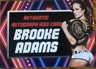 Brooke Tessmacher Kiss Card  2 Wwe Tna Impact Wresting