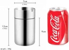 Stainless Steel Car Ashtray Portable Extinguished Cigarette Smokeles Holder