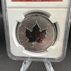 2015 Canada  5 1 Oz 9999 Silver Maple Leaf   Goat Privy   Reverse Proof Ngc Pf69