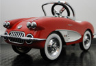 Mini Pedal Car Chevrolet Corvette 57chevy55race1955 Tin Metal Body 1957 1963