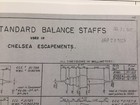 Chelsea Clock Co  Balance Staff For Pre-1930 Ships Bell Escapements  51433a