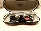 Brand New Clear Frame Ray Ban Glasses Prescription Lenses  -1 25 -unisex