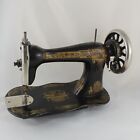 Antique Singer Sphinx Sewing Machine Cast Iron Base Violin Year 1871 Rare 