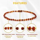 Genuine Amber Child  3yr    Necklace bracelet Beads Knotted