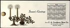 1929 C a  Goodnow Shoe Co Boston Ma Celluloid Cover Ink Blotter Booklet