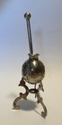 Vintage 900 Silver Mini Childs Yerba Mate Tea Cup With Bombilla Straw 21 7 Grams