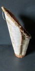 Cree Birch Bark Wall Basket pocket W faux Sinew Rim Wrap   Hanger   Twig Rim